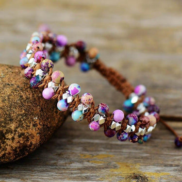 The Return to Nature Jasper Bohemian Woven Bracelet-Your Soul Place